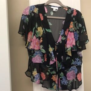 Top shop ruffle blouse
